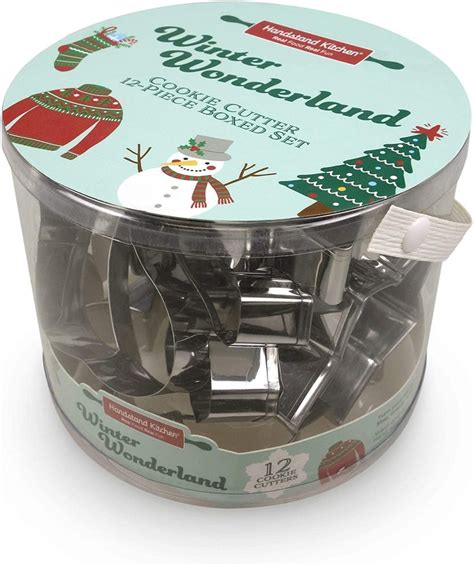 Winter Wonderland 12 Piece Cookie Cutter Assortment Grandrabbits