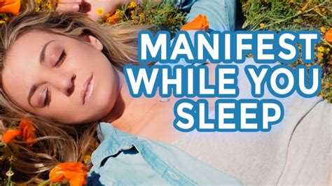 How To Manifest While You Sleep Law Of Attraction Success Tips Youtube