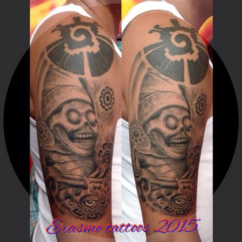 Mictlantecuhtli Tattoo Tatuaje De V Tatuajes De Galaxias Tatuaje Ufo