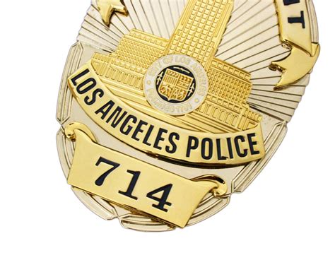 Lapd Sergeant 714 Los Angeles Police Badge Replica Movie Tv Props