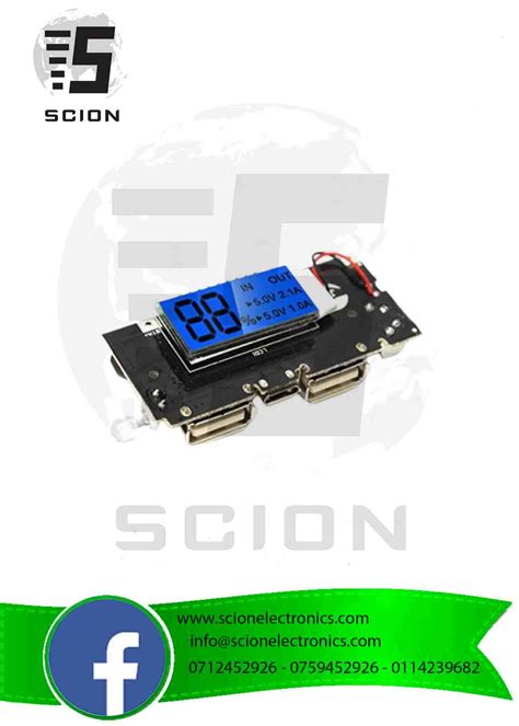 Dual Usb Power Bank Module With Display Pre Order Scion Electronics