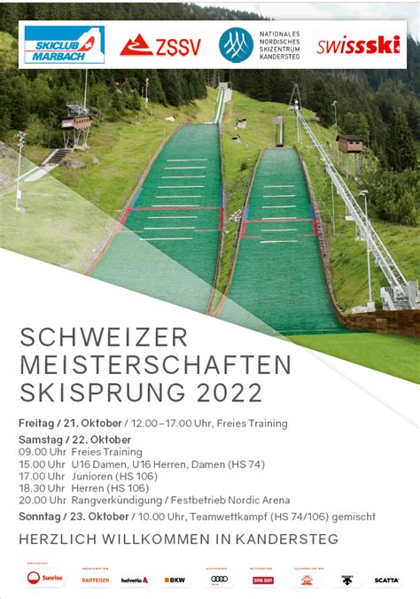 Skisprung Schweizermeisterschaften Kandersteg