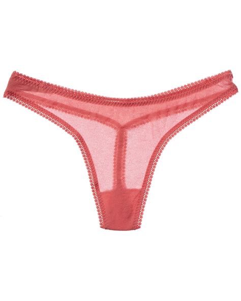On Gossamer Ongossamer Next To Nothing Micro Hip G Bikini In Pink