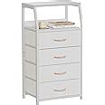 Amazon Furnulem Tall 4 Drawers Dresser Vertical Storage Tower For