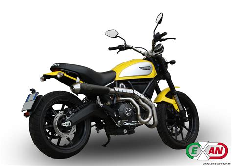 Novità Exan per Ducati Scrambler arriva l X BLACK Evo