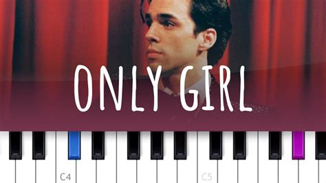 Only Girl Stephen Sanchez Piano Tutorial Youtube