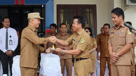 Peringati Hari Bakti PU Ke 78 DPU Gumas Gelar Upacara Dan Ramah Tamah