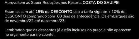 Resorts Costa Do Sauipe Super Redu Es Cvc Agentes De Viagens