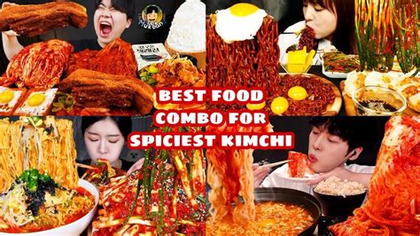 Korean Mukbangers In Love With Spicy Kimchi Youtube