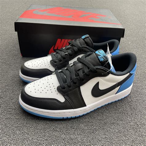 Air Jordan 1 Retro Low OG Black Dark Powder Blue CZ0790 104