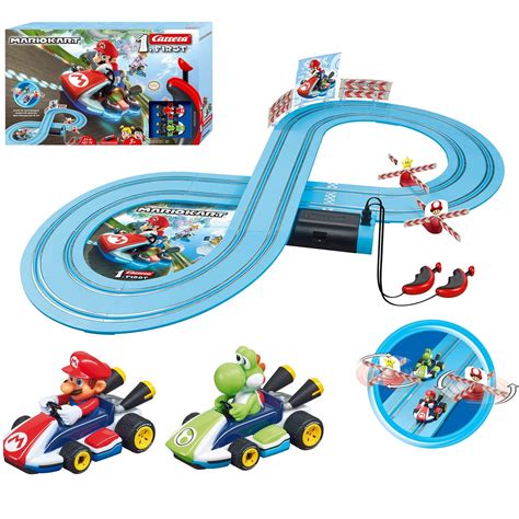 Buy Carrera First Mario Kart Slot Car Race Track With Spinners