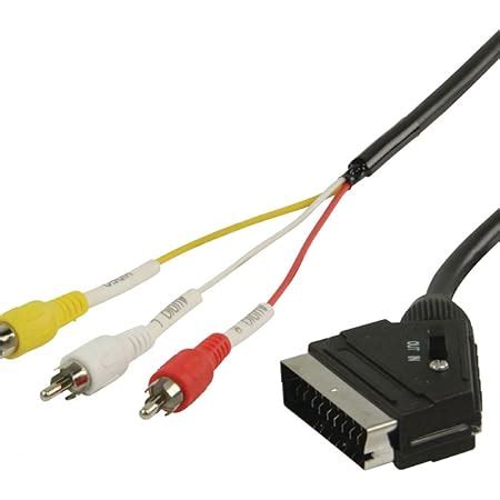 Presa Scart A Spinotti Rca M Con Interruttore Ingresso E Uscita