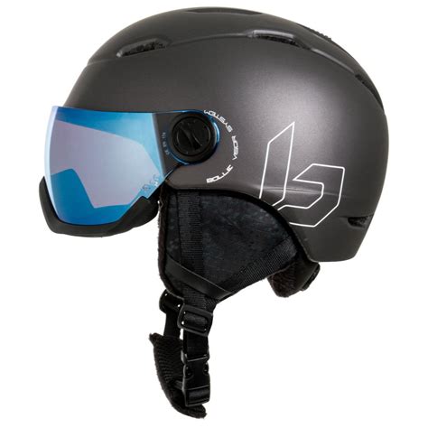 Bollé Helmet W Visor Mercuro Visor Black Matte Blue Mirror Winter