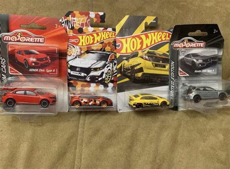 Машинки моделі Honda Civic Type R Hot Wheels Matchbox Majorette