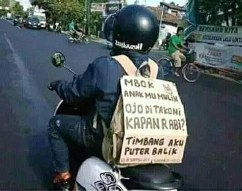 9 Potret Tulisan Kocak Pemudik Motor Isinya Curhatan