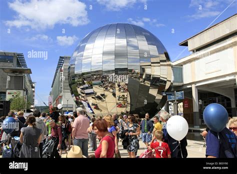 The Planetarium globe of the Science museum in Millennium Square ...