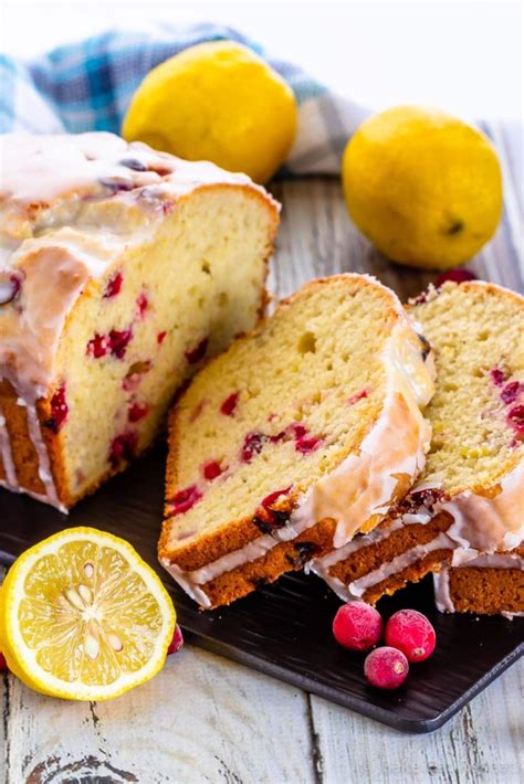 Lemon Cranberry Bread - Bake. Eat. Repeat.