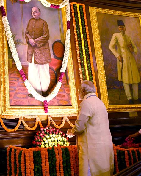 PM Pays Floral Tributes To Dr Syama Prasad Mookerjee On His Birth