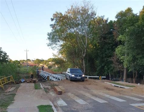 Prefeitura de Bonito conclui reforma da ponte sobre o Córrego Restinga