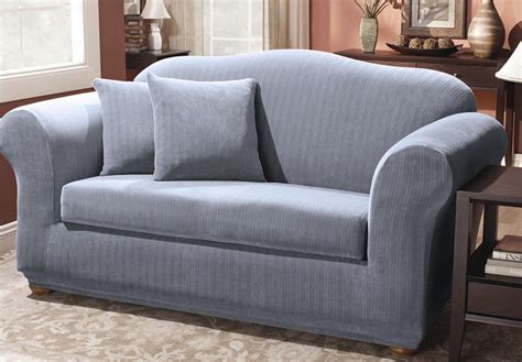 Sure Fit Box Cushion Sofa Slipcover And Reviews Wayfair