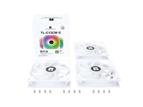 Thermalright Tl C Cw S X Cpu Fan Mm White Argb Case Cooler Fan