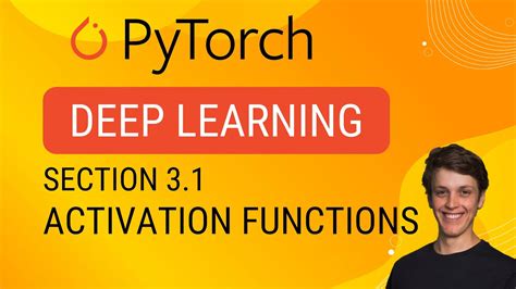 Understanding Neural Network Activation Functions Pytorch Deep Learning Tutorial Youtube