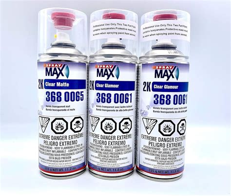 Spray Max 2k High Gloss Finish Clear Coat Spray Paint Car 43 Off