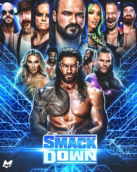 MStudio - M.K’s Instagram photo: “WWE Smackdown - Post Draft Poster IG ...