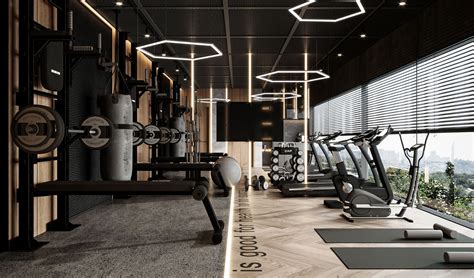 Large Home Gym Interior Design Ideas