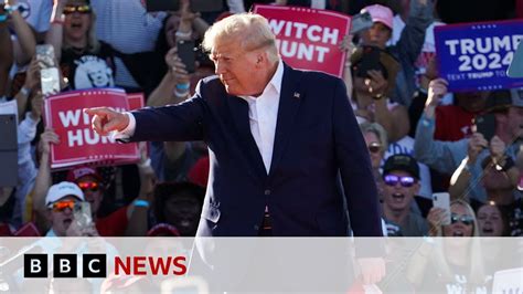 Thousands Turn Out For Donald Trump Texas Rally BBC News YouTube