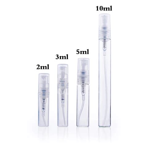 Free Shipping 2ml 3ml 5ml 10ml Small Clear Empty Plastic Perfume Spray Bottles Perfume Sample