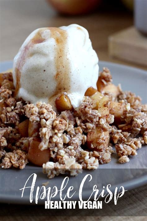 Vegan Apple Crisp Healthy And Easy Recipe Vegan Apple Crisp