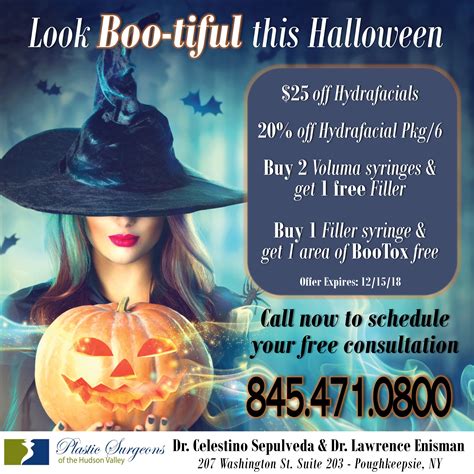 Halloween Ad 2018 Plastic Surgeons Of The Hudson Valley