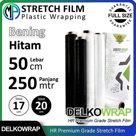 Jual Plastik Wrapping Barang Stretch Film Warna Bening Dan Hitam