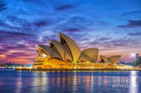 Sydney Opera House At Dawn Photograph By Simonbradfield Fine Art America