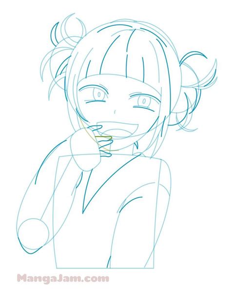 How To Draw Himiko Toga From My Hero Academia Anime