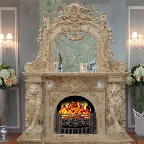 Cultured Marble Fireplace Surround Overmantel Luxury Environmental ...