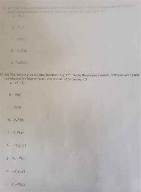 Solved Let P N Be The Propositional Function N Is Chegg