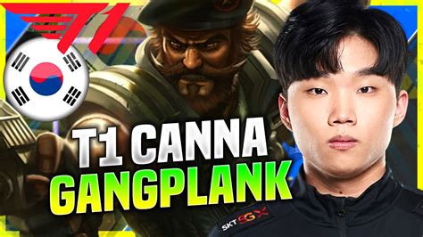 CANNA DESTROYING WITH GANGPLANK T1 Canna Plays Gangplank Top Vs