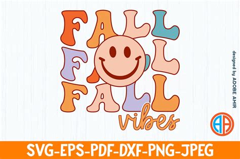 Fall Vibes Svg Design Graphic By Adobe Amir · Creative Fabrica