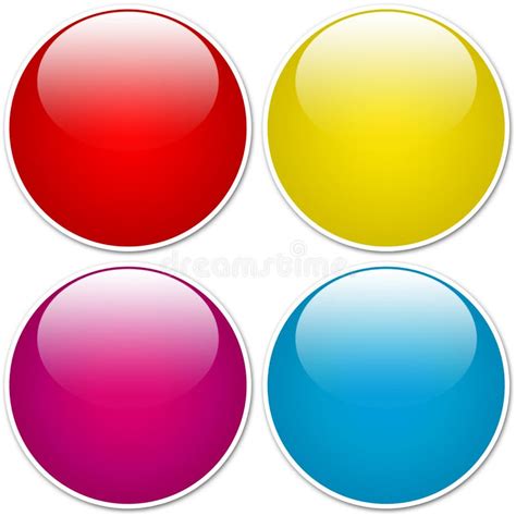 Glossy Orb Buttons Stock Illustration Illustration Of Design