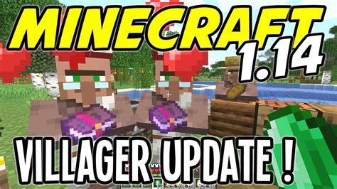 Minecraft 1 14 HUGE VILLAGER UPDATE Snapshot 19w11a B Ep 20