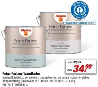 Alpina Feine Farben Wandfarbe L Angebot Bei Toom Baumarkt