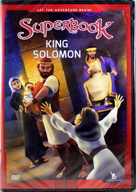 Superbook Season 3 King Solomon New Dvd Chris Joy Gizmo Wisdom And