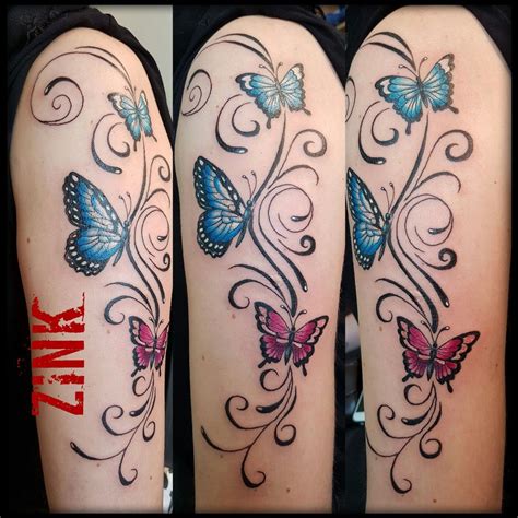 Butterflies And Swirls Tattoos Swirls Butterfly