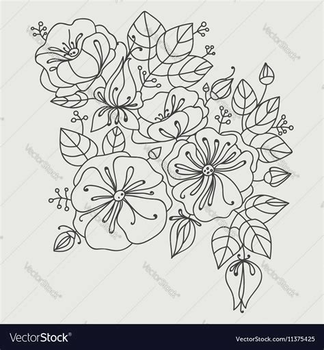 Anemone Royalty Free Vector Image Vectorstock