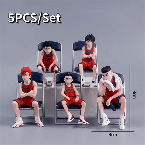 Pcs Set Slam Dunk Kaede Rukawa Sakuragi Hanamichi Mini Figure Model