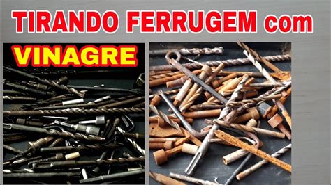 Como Tirar Ferrugem Das Ferramentas Vinagre Youtube