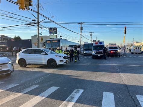 Fdny 1 Person Taken To Hospital From Crash On Hylan Boulevard On