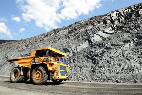 Mining Truck Stock Photo Image Of Transportation Heap 56665166